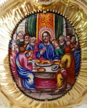 Solid silver gilt antique Augsburg Chalice.